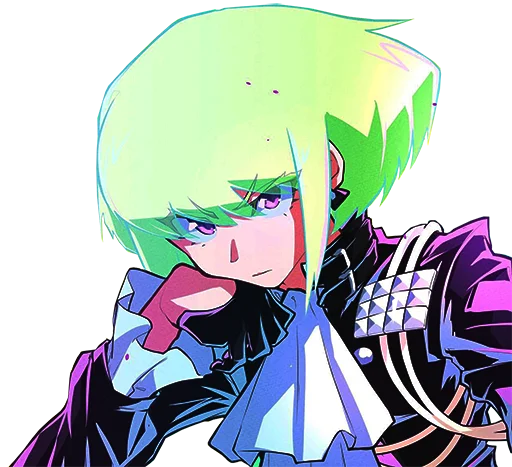 😒 Стикер «Lio Fotia • Promare • Fan arts» для Telegram