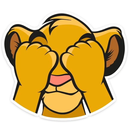 🙈 Стикер «Король Лев» для Telegram