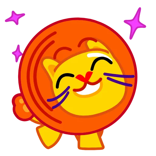 😁 Стикер «Leo the Cat» для Telegram