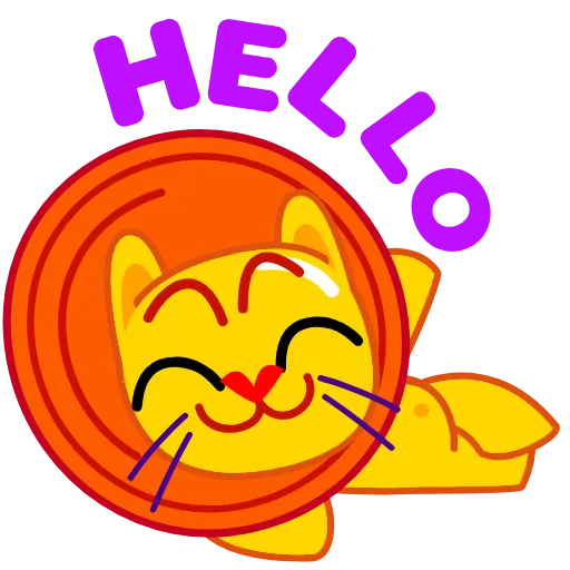 👋 Стикер «Leo the Cat» для Telegram