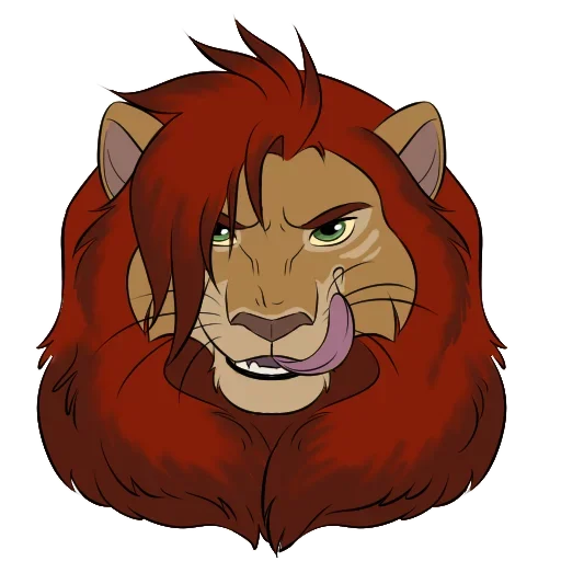 😜 Стикер «Lion Life» для Telegram