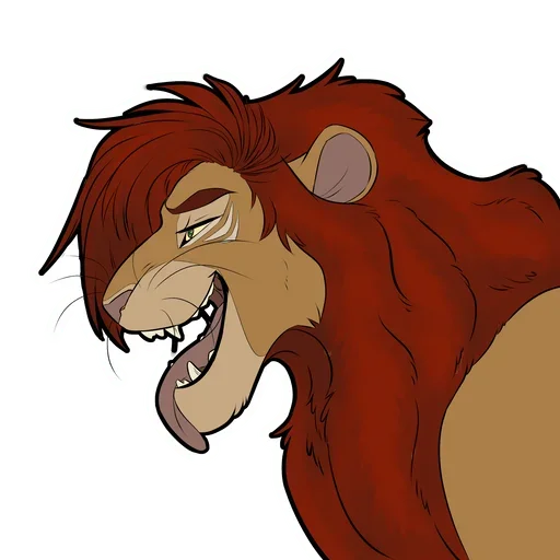 🤨 Стикер «Lion Life» для Telegram