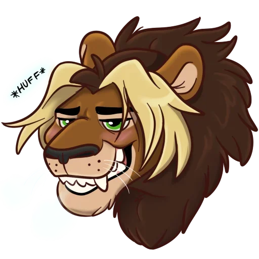 🤣 Стикер «Lion Sexy King» для Telegram