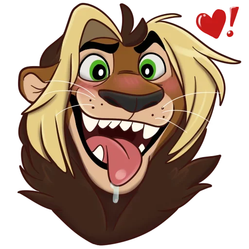 🧐 Стикер «Lion Sexy King» для Telegram