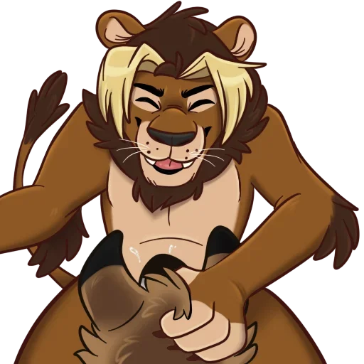 😙 Стикер «Lion Sexy King» для Telegram