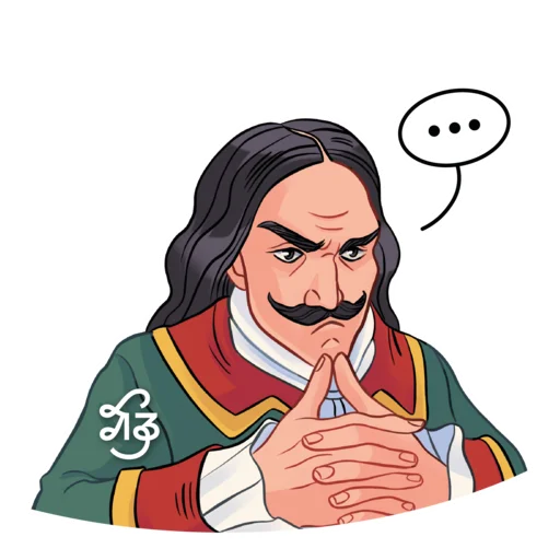 🤔 Стикер «Петр на Липецкой Земле» для Telegram