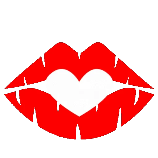 😘 Стикер «Губы Поцелуй» для Telegram