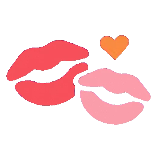 😘 Стикер «Губы Поцелуй» для Telegram