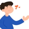 🌟 Эмодзи «Губы-Поцелуй» для Telegram