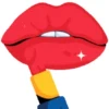 🌟 Эмодзи «Губы-Поцелуй» для Telegram