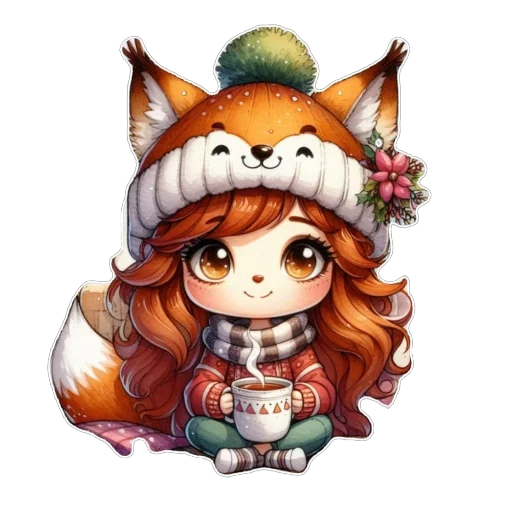 ❤ Стикер «Лис» для Telegram