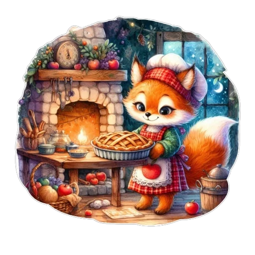 ❤ Стикер «Лис» для Telegram