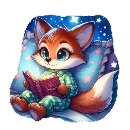 ❤ Стикер «Лис» для Telegram