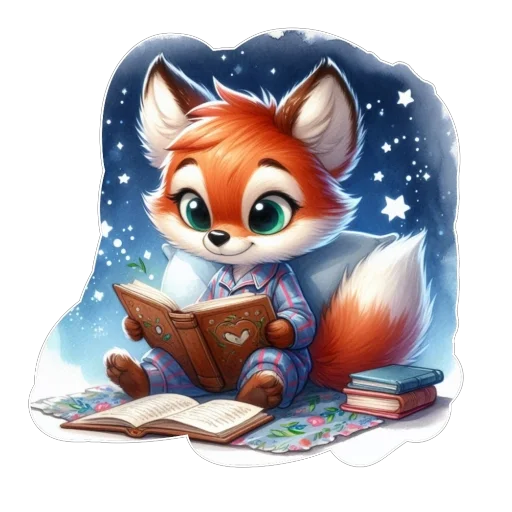 ❤ Стикер «Лис» для Telegram