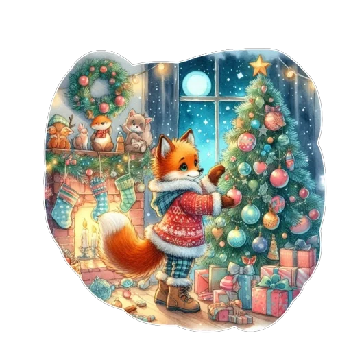 ❤ Стикер «Лис» для Telegram
