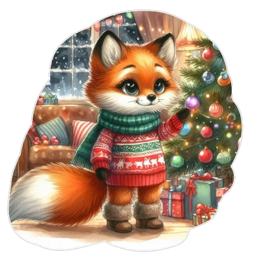 ❤ Стикер «Лис» для Telegram