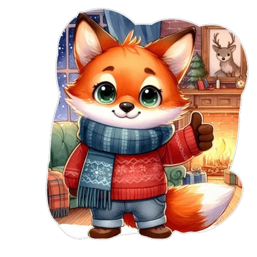 👍 Стикер «Лис» для Telegram
