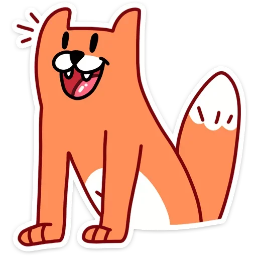😃 Стикер «Лис из вк» для Telegram