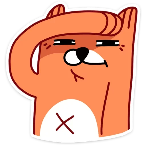 😑 Стикер «Лис из вк» для Telegram