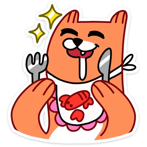 🍽 Стикер «Лис из вк» для Telegram