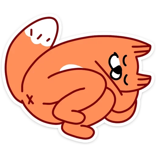 😴 Стикер «Лис из вк» для Telegram