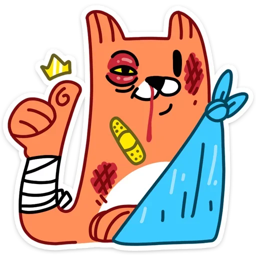🤕 Стикер «Лис из вк» для Telegram