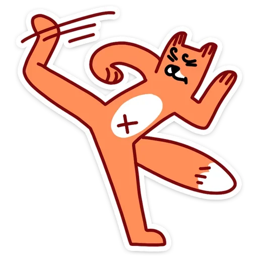 👊 Стикер «Лис из вк» для Telegram