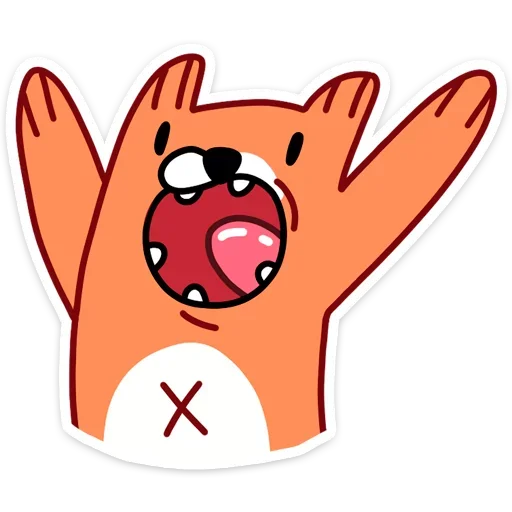 🤗 Стикер «Лис из вк» для Telegram
