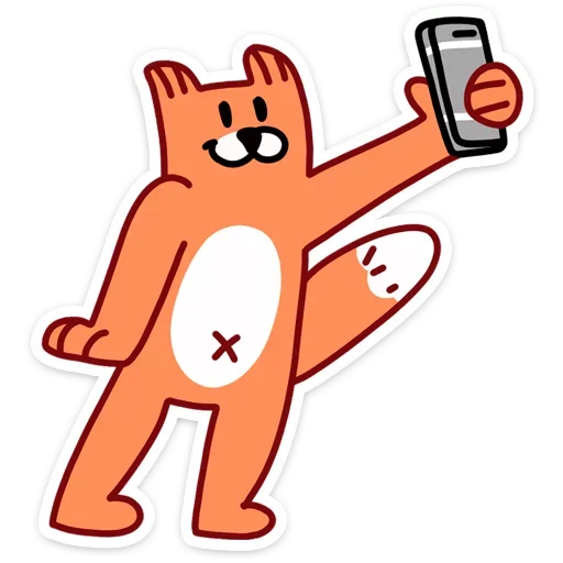 🤳 Стикер «Лис из вк» для Telegram