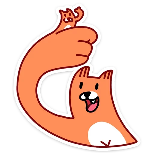 👍 Стикер «Лис из вк» для Telegram