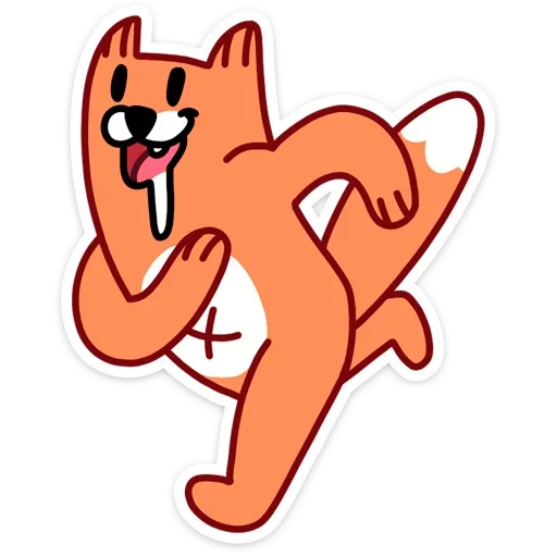 💃 Стикер «Лис из вк» для Telegram