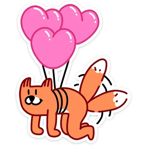 💕 Стикер «Лис из вк» для Telegram