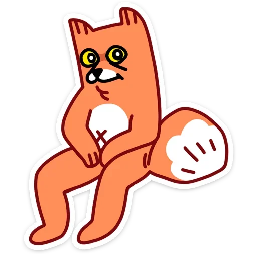 😏 Стикер «Лис из вк» для Telegram