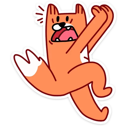😫 Стикер «Лис из вк» для Telegram