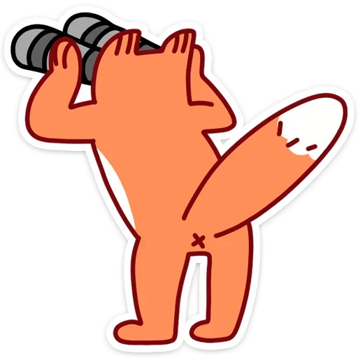 🤓 Стикер «Лис из вк» для Telegram