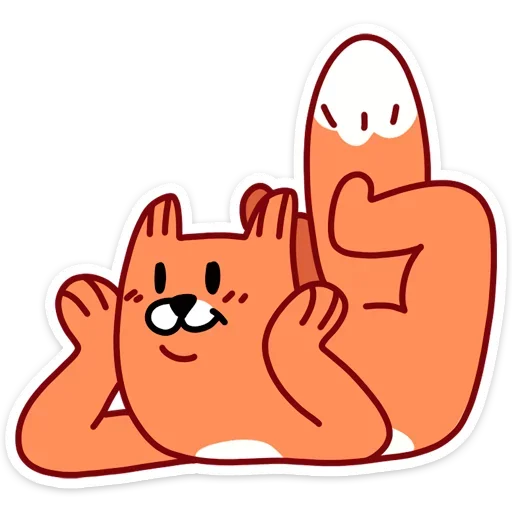 🙂 Стикер «Лис из вк» для Telegram