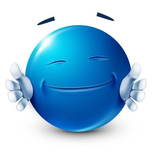 ☺️ Стикер «синий челик» для Telegram