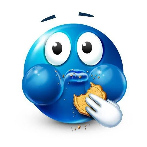 🍪 Стикер «синий челик» для Telegram