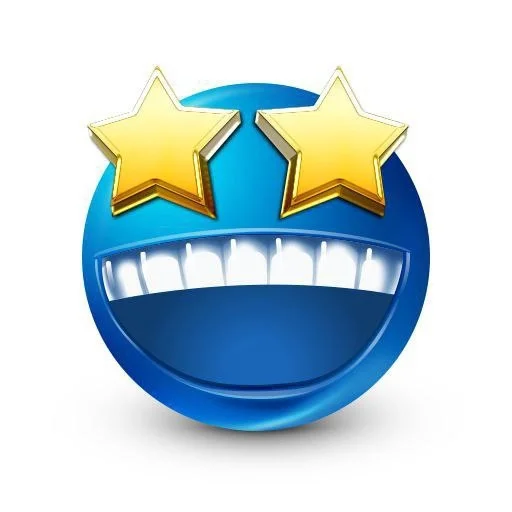 🤩 Стикер «синий челик» для Telegram