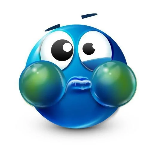 🤢 Стикер «синий челик» для Telegram