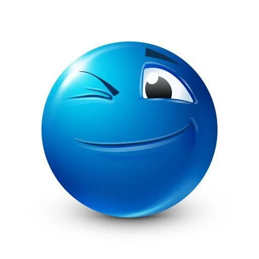 😉 Стикер «синий челик» для Telegram