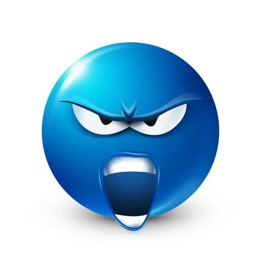 😠 Стикер «синий челик» для Telegram
