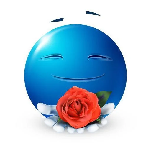 🌹 Стикер «синий челик» для Telegram