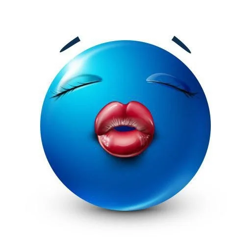 😚 Стикер «синий челик» для Telegram