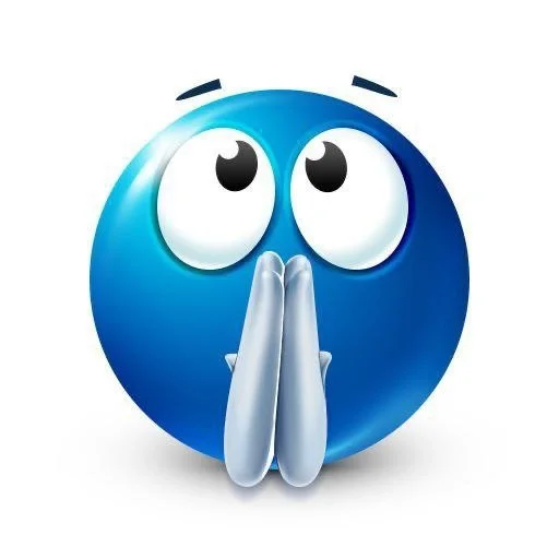 🙏 Стикер «синий челик» для Telegram