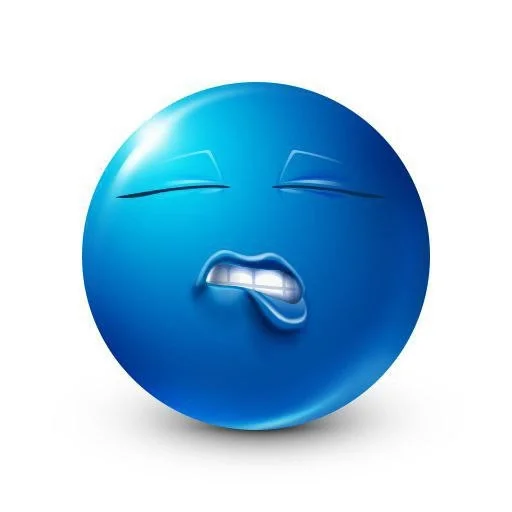 🙄 Стикер «синий челик» для Telegram