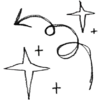Стикер 45 🩶 random gray emoji