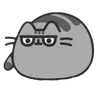 Стикер 50 🩶 random gray emoji