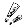 Стикер 43 🩶 random gray emoji