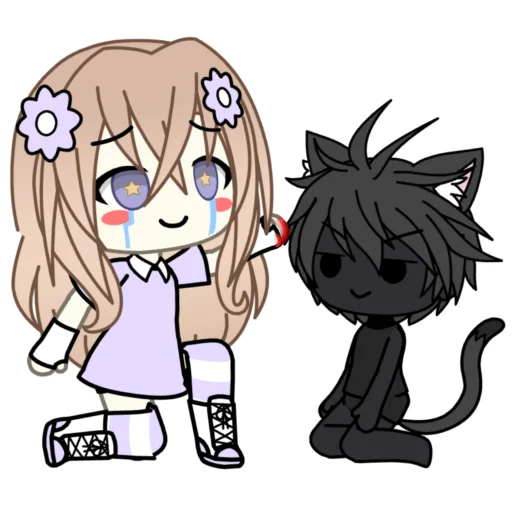 🐈‍⬛ Стикер «lisa purple» для Telegram